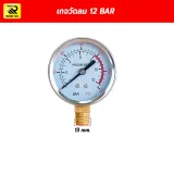 เกจวัดลม เกจวัดแรงดันปั๊มลม 12 BAR (180 PSI) เกลียว 1/4 นิ้ว (13 mm.) - รูปที่ 1