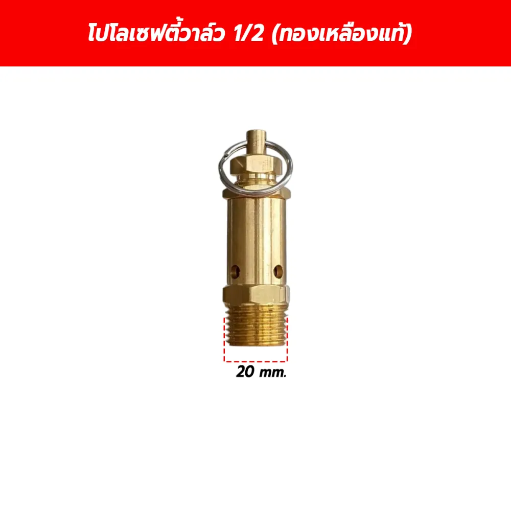 โปโลเซฟตี้วาล์ว (Safety Valve) คืออะไร? ทำไมปั๊มลมทุกเครื่องต้องมี