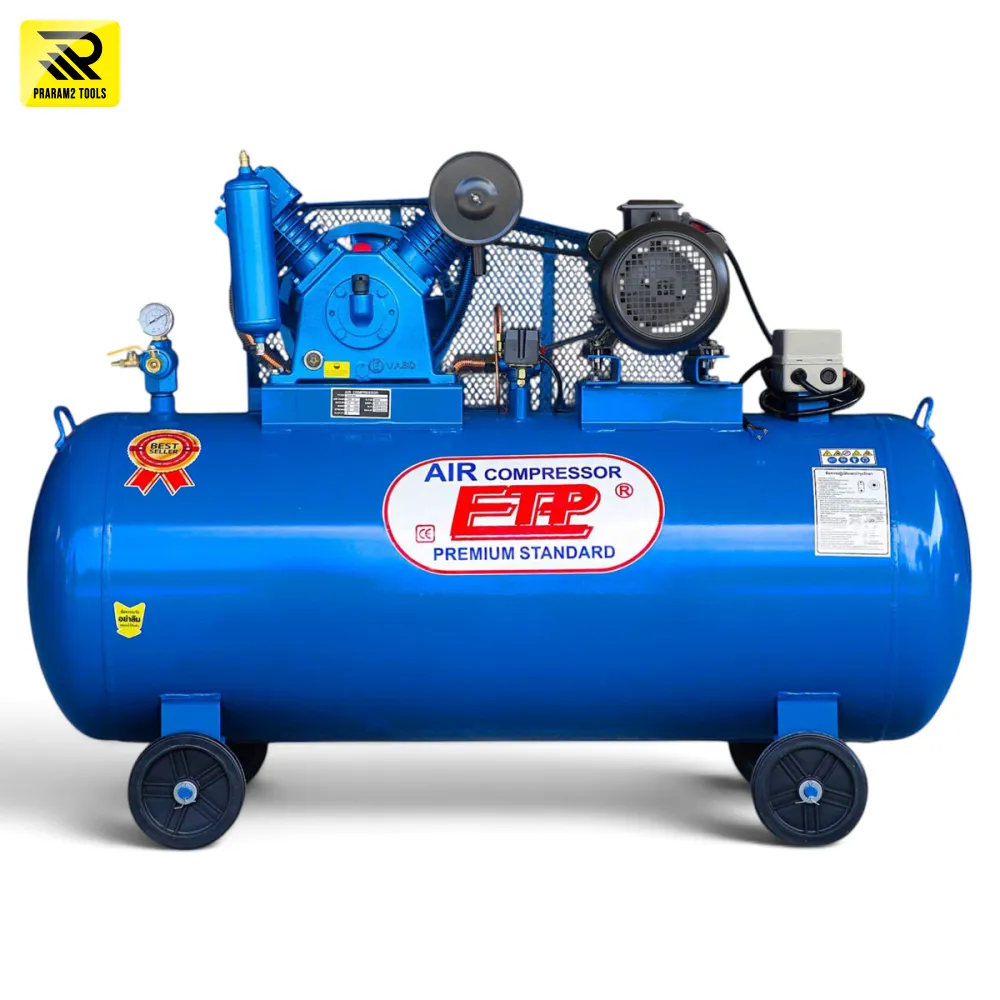 ปั๊มลม 380 ลิตร 5.5HP รุ่น E VA-80 (12Bar)
